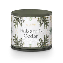 Load image into Gallery viewer, Illume Balsam + Cedar Vanity Tin