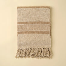 Load image into Gallery viewer, Tulum Striped Throw, Clay
