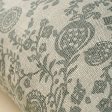 Load image into Gallery viewer, Pomegranate Pillow, Slate Blue