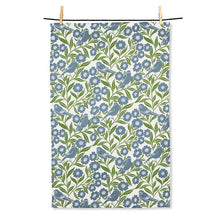 Load image into Gallery viewer, Birds + Leaves Dishcloth + Tea Towel Set