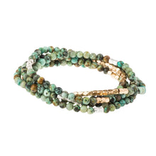 Load image into Gallery viewer, Stone Wrap, African Turquoise