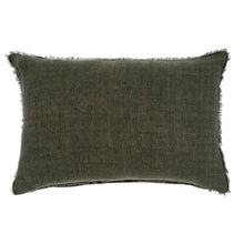 Load image into Gallery viewer, Lina Linen Lumbar Cushion, Avocado