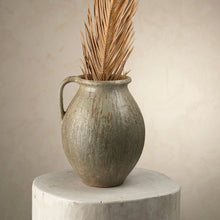 Load image into Gallery viewer, Rhodes Pitcher Vase, Large, Reactive Brown