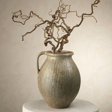 Load image into Gallery viewer, Rhodes Pitcher Vase, Large, Reactive Brown
