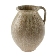 Load image into Gallery viewer, Rhodes Pitcher Vase, Large, Reactive Brown