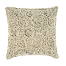 Load image into Gallery viewer, Clemente Cushion, Blue + Green
