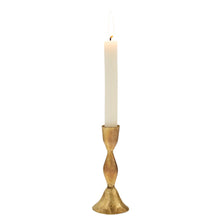 Load image into Gallery viewer, Zora Forged Candlestick, Gold