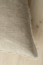 Load image into Gallery viewer, Almond Lina Linen Cushion, 24 x 24"
