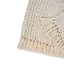 Load image into Gallery viewer, Natural Waffle Hand Towel