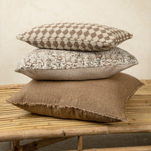 Load image into Gallery viewer, Lina Linen Cushion, Hazelnut 24 x 24"