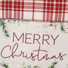 Load image into Gallery viewer, Merry Christmas Red Plaid Kitchen Towel