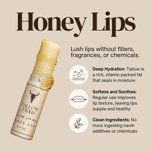 Load image into Gallery viewer, Tallow Twins Honey Lips Lip Balm
