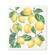 Load image into Gallery viewer, Allover Lemon Dishcloth