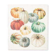 Load image into Gallery viewer, Colourful Pumpkins Dishcloth