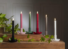 Load image into Gallery viewer, Black LED Dinner Candles