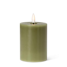 Load image into Gallery viewer, LED Pillar Candle, Green