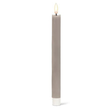 Load image into Gallery viewer, Grey LED Dinner Candle