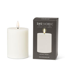 Load image into Gallery viewer, Sand LED Pillar Candle, 3 x 4"