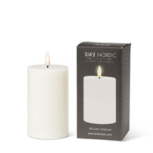 Load image into Gallery viewer, Sand LED Pillar Candle, 3 x 5"