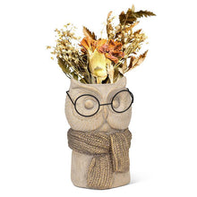 Load image into Gallery viewer, Owl with Spectacles Vase