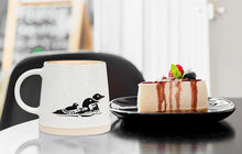 Load image into Gallery viewer, Loon Wide Base Mug