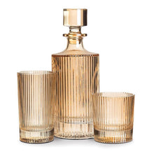 Load image into Gallery viewer, Amber Optic Decanter
