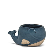 Load image into Gallery viewer, Blue Whale Planter, Small