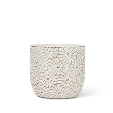 Load image into Gallery viewer, White Daisy Pot, Small