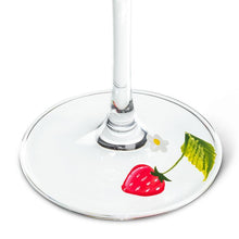 Load image into Gallery viewer, Strawberry Vine Wine Glass