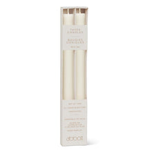Load image into Gallery viewer, Ridged Taper Candles, Ivory, Set 2