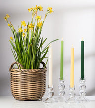 Load image into Gallery viewer, Ridged Taper Candles, Ivory, Set 2