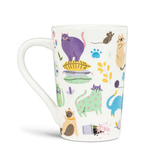 Load image into Gallery viewer, Cat &amp; Flowers Mug

