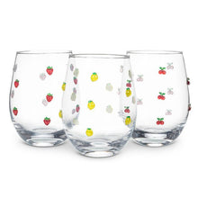 Load image into Gallery viewer, Strawbery Stemless Wine Glass