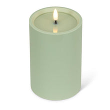 Load image into Gallery viewer, Indoor/Outdoor LED Green Candle, 4 x 6"