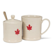 Load image into Gallery viewer, Rimmed Mug, Maple Leaf