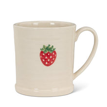 Load image into Gallery viewer, Rimmed Mug, Strawberry