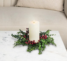 Load image into Gallery viewer, Eucalyptus & Berries Candle Ring