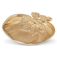 Load image into Gallery viewer, Gold Pumpkin Flat Tray