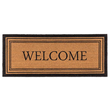 Load image into Gallery viewer, Long Welcome Doormat with Border