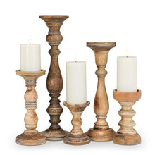 Load image into Gallery viewer, Turned Pillar Holder