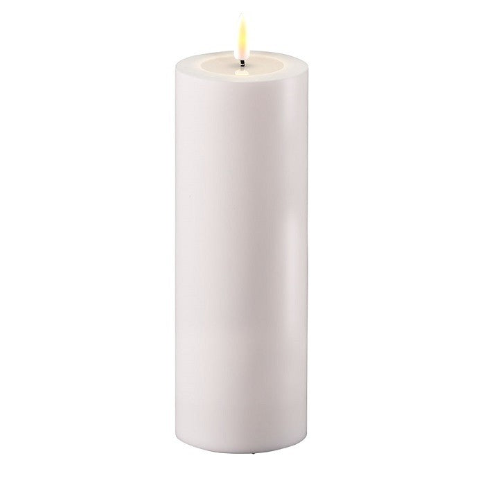 White LED Outdoor Candle, 3x8