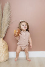 Load image into Gallery viewer, Crinkle Bodysuit- Rosy Tan