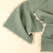 Load image into Gallery viewer, Rick Rack Table Runner, Green - 108"L