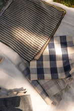 Load image into Gallery viewer, Grace Gingham Table Runner - 108"L, Dark Blue