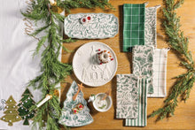 Load image into Gallery viewer, Merry Christmas Toile Tray
