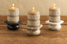 Load image into Gallery viewer, Marble Pillar Candleholder