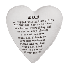 Load image into Gallery viewer, Mom Heart Pillow