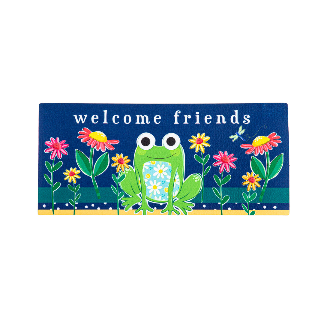 Welcome Friends Frog Sassafras Insert