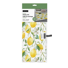 Load image into Gallery viewer, Fresh Lemons Dish Drying Mat
