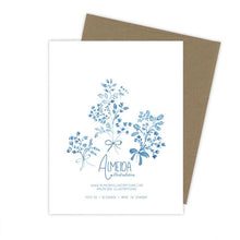 Load image into Gallery viewer, Happily Ever After Floral Wedding Card